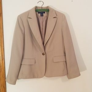 Tan suit jacket